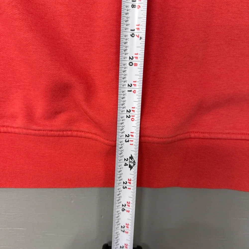 Jordan Crewneck Sweatshirt Red Jumpman Logo Fleece Pullover XS